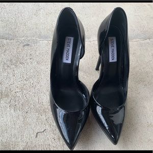 vixen black patent steve madden